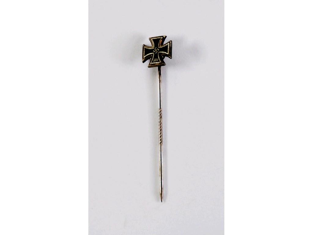 Appraisal: THIRD REICH LAPEL PIN FOR A KNIGHTS CROSS HOLDER noticeably