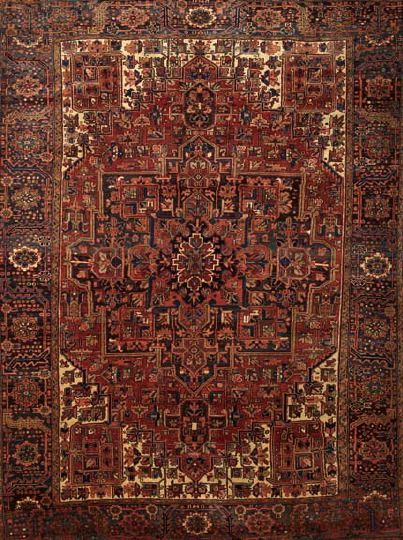 Appraisal: Persian Heriz Carpet ' x '