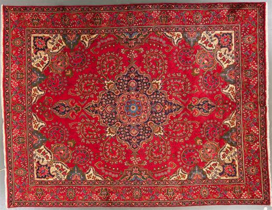 Appraisal: Tabriz carpet Iran modern x