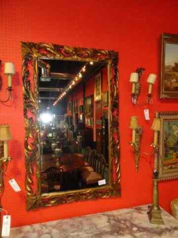 Appraisal: Giltwood and Carved Mirror From an East th St NYC