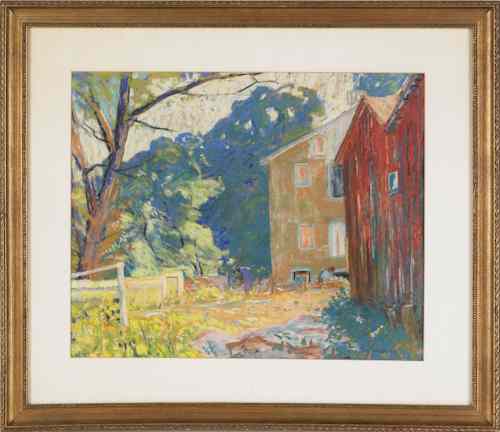 Appraisal: Walter Van Den Hengel American - pastel landscape signed lower