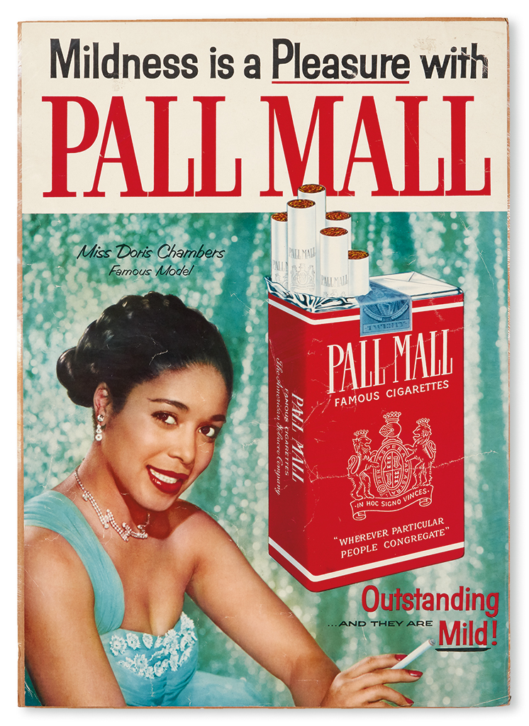 Appraisal: BUSINESS Mildness is a Pleasure with Pall Mall --pair of