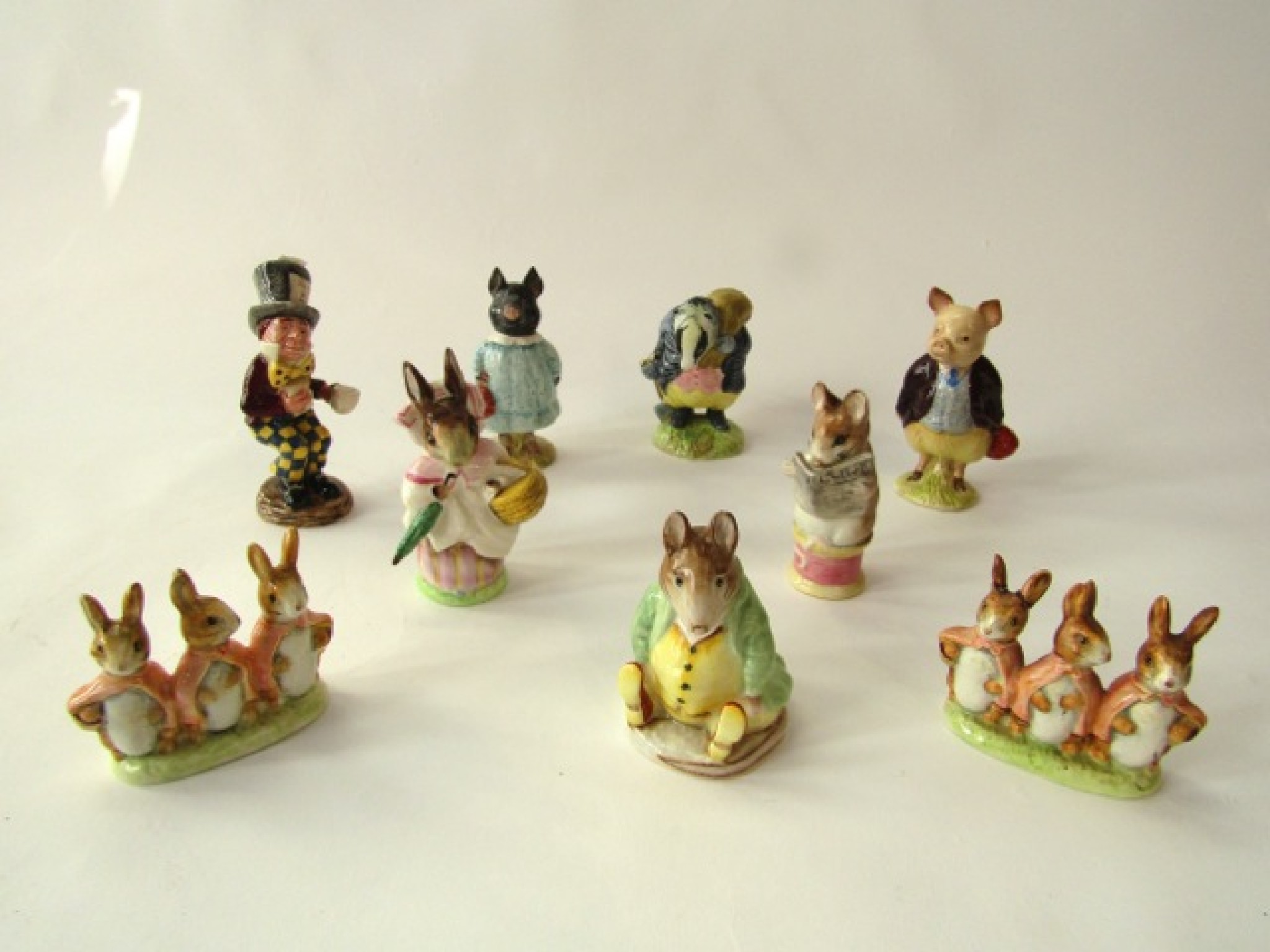 Appraisal: A collection of eight Beswick Beatrix Potter figures including Pigling