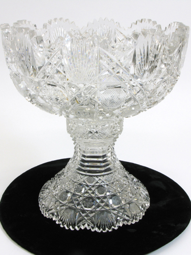 Appraisal: AMERICAN TWO PART CENTERPIECE FRUIT PUNCH BOWL D - H