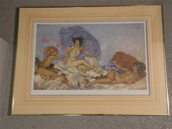 Appraisal: After Sir William Russell Flint 'Rococo Aphrodite' limited edition print