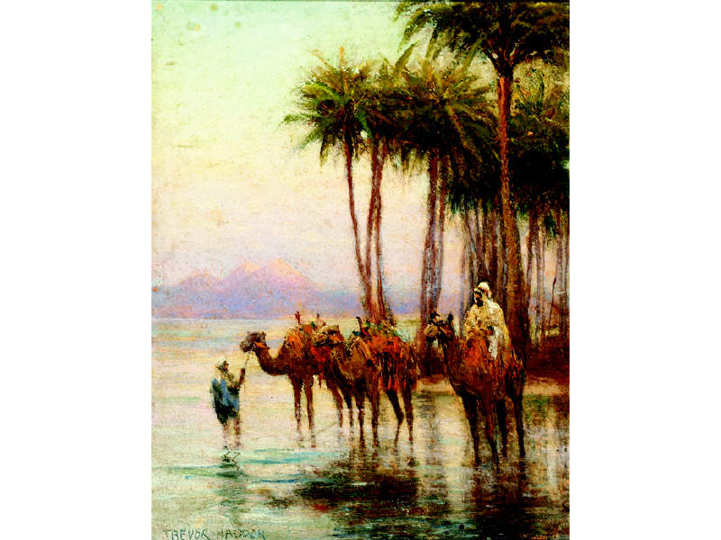 Appraisal: ARTHUR TREVOR HADDON BRITISH - MORNING ON THE NILE oil