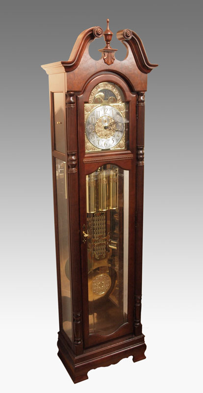 Appraisal: HOWARD MILLER ''ROCHESTER'' TRADITIONAL GRANDFATHER CLOCK Model - Astrological blue