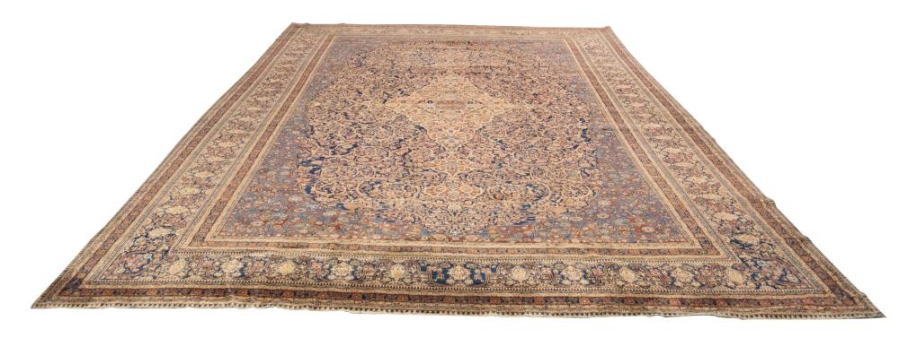 Appraisal: KASHAN MOHTASHAM CARPETcirca late th Century ' x ' Condition