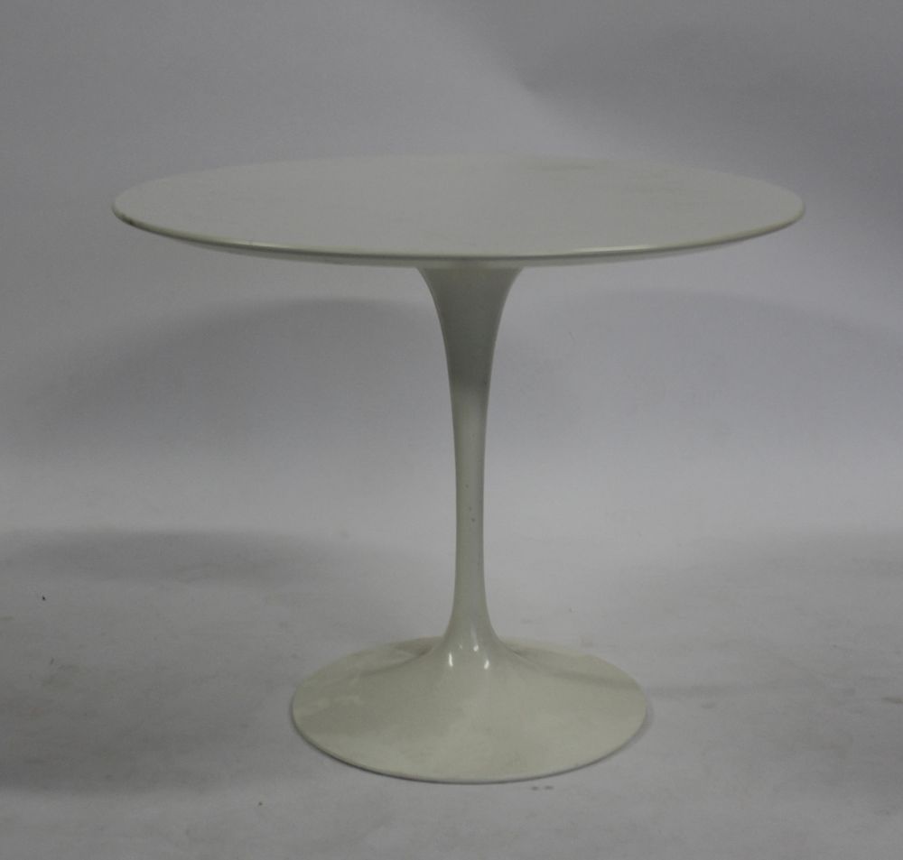 Appraisal: MIDCENTURY Eero Saarinen Knoll Tulip Table Marked on base and