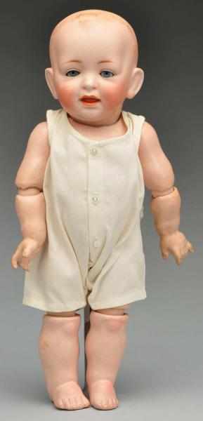 Appraisal: Cute Kestner Character Toddler Doll Description German bisque socket head