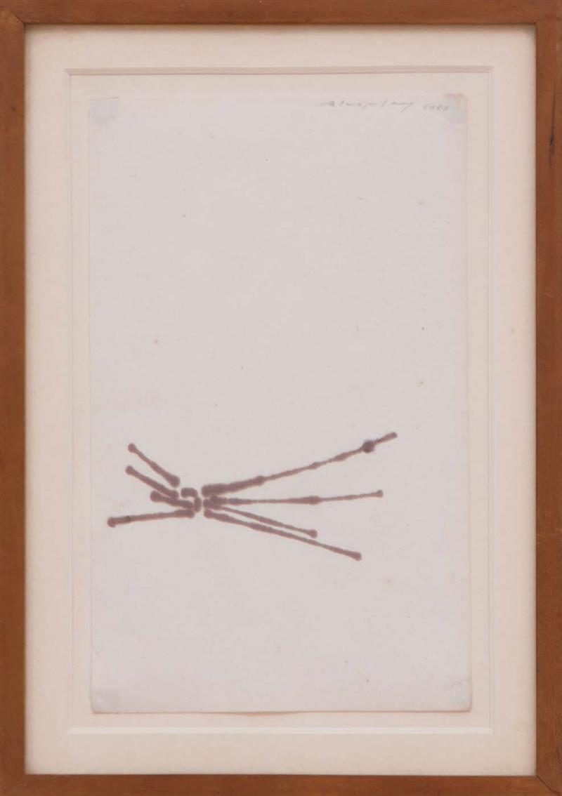 Appraisal: ALFRED COPLEY - UNTITLED AND UNTITLED Two brown ink on