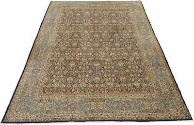 Appraisal: An Imperial Old Kerman Laver Room Size Estate Carpet ca