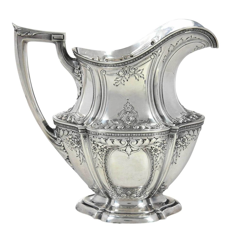 Appraisal: Sterling Silver Water Pitcher American th century urn form with