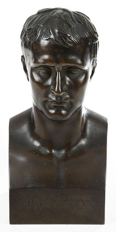 Appraisal: After Antoine-Denis Chaudet Bust of Napol on French - Napol