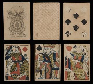 Appraisal: Sam M Stewart Faro Playing Cards Philadelphia Sam M Stewart