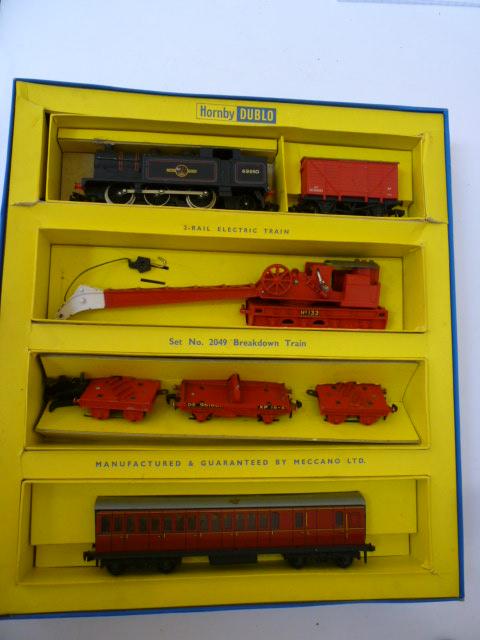 Appraisal: Hornby Dublo Breakdown train set with - - tank large