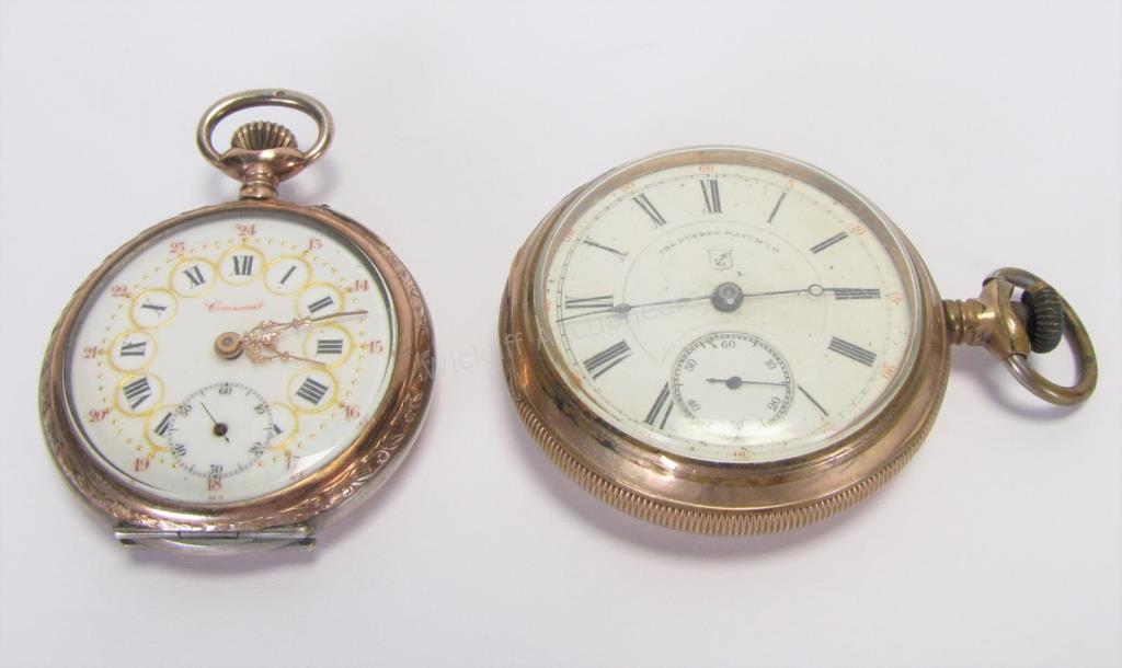 Appraisal: Two Pocket Watches including The Dueber Watch Co Model estimated