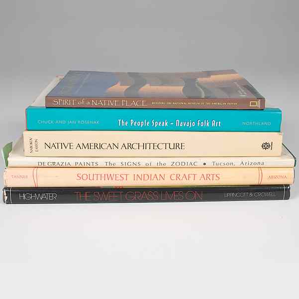 Appraisal: American Indian - Art Books on Native Art and Architecture