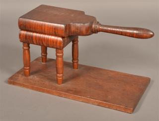 Appraisal: Pennsylvania Tiger Maple Juice Press Pennsylvania Early th Century Tiger