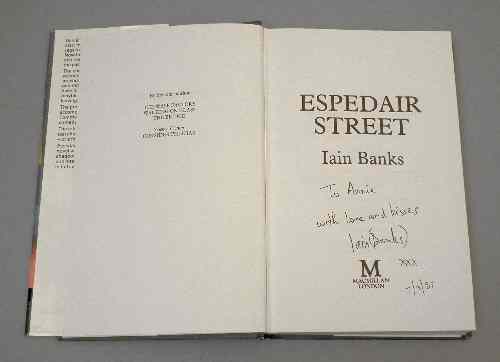 Appraisal: Iain Banks - ''Espedair Street'' publsihed by MacMillan first edition