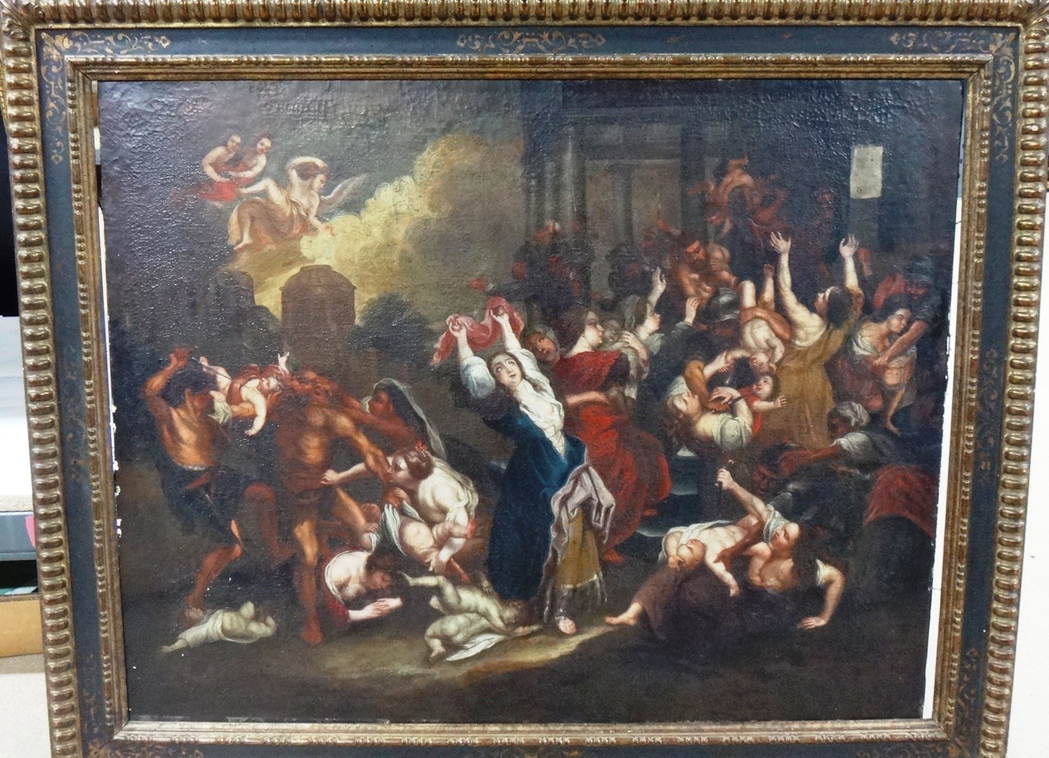 Appraisal: Continental School th century The massacre of the innocents oil