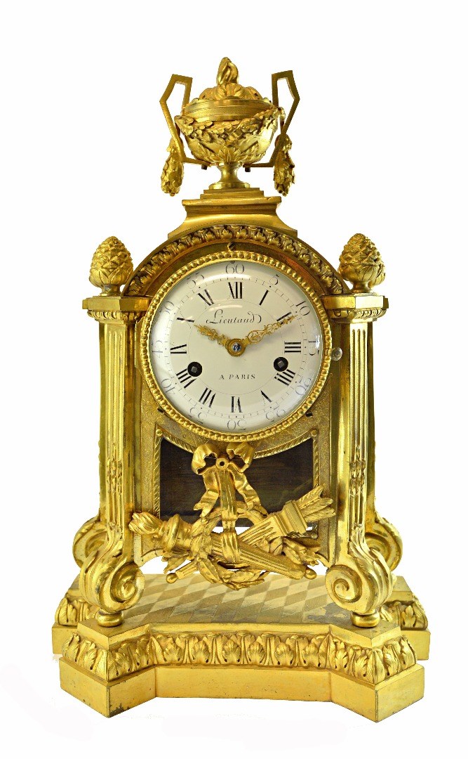 Appraisal: A Louis XVI ormolu striking mantel clock early th century