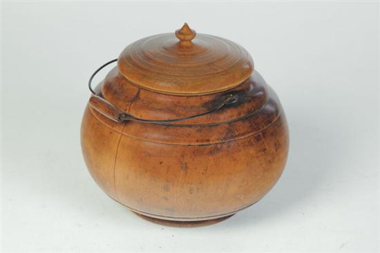 Appraisal: PEASEWARE SUGAR BUCKET Ohio nd half- th century Large size