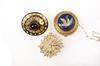 Appraisal: BROOCHES - Lot of period Victorian brooches - Round micro