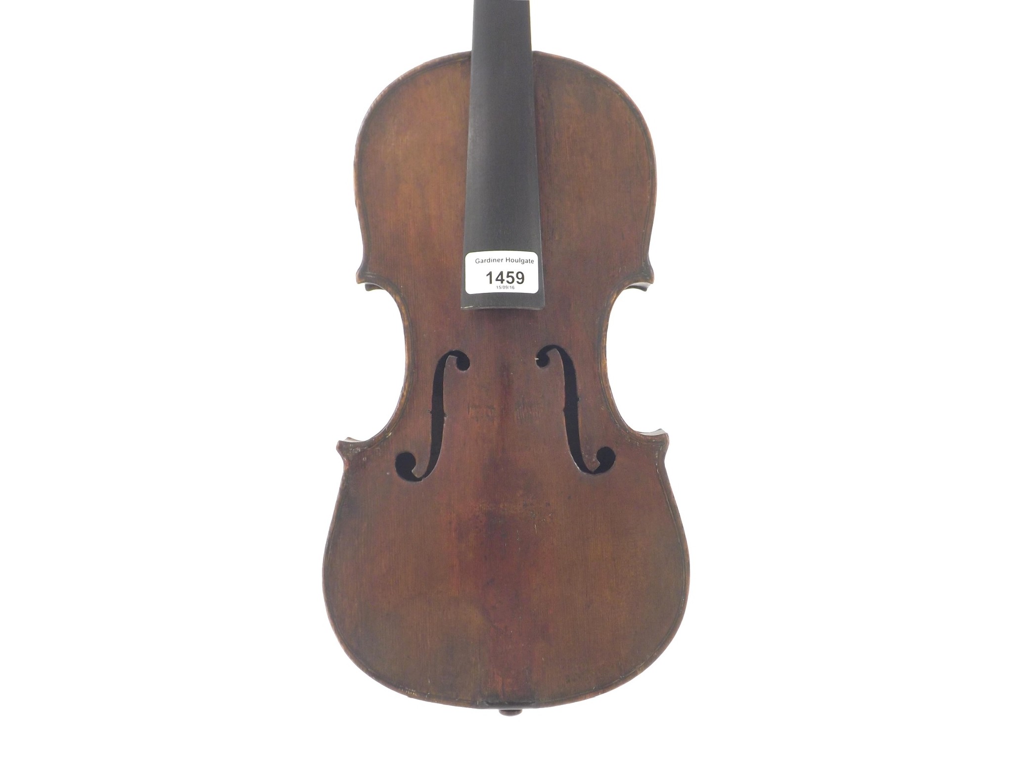 Appraisal: Interesting violin labelled Joannes Baptista Zanoni possibly English cm