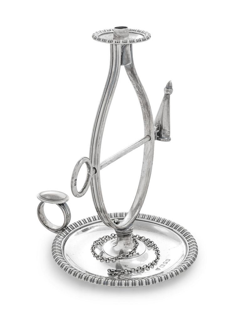 Appraisal: An English Silver Chamberstick An English Silver Chamberstick Ellis Jacob