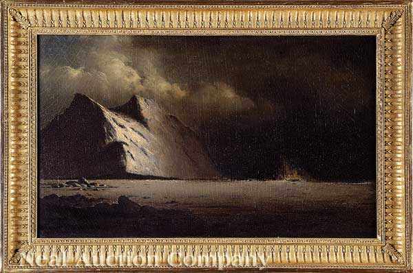 Appraisal: William Bradford American - The Painter Entering the Unknown Greenland