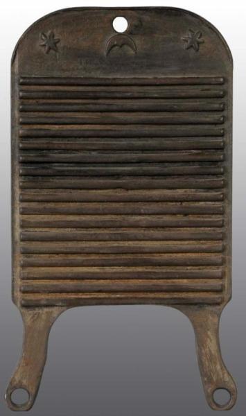 Appraisal: Cast Iron Washboard Condition Very Good Size T