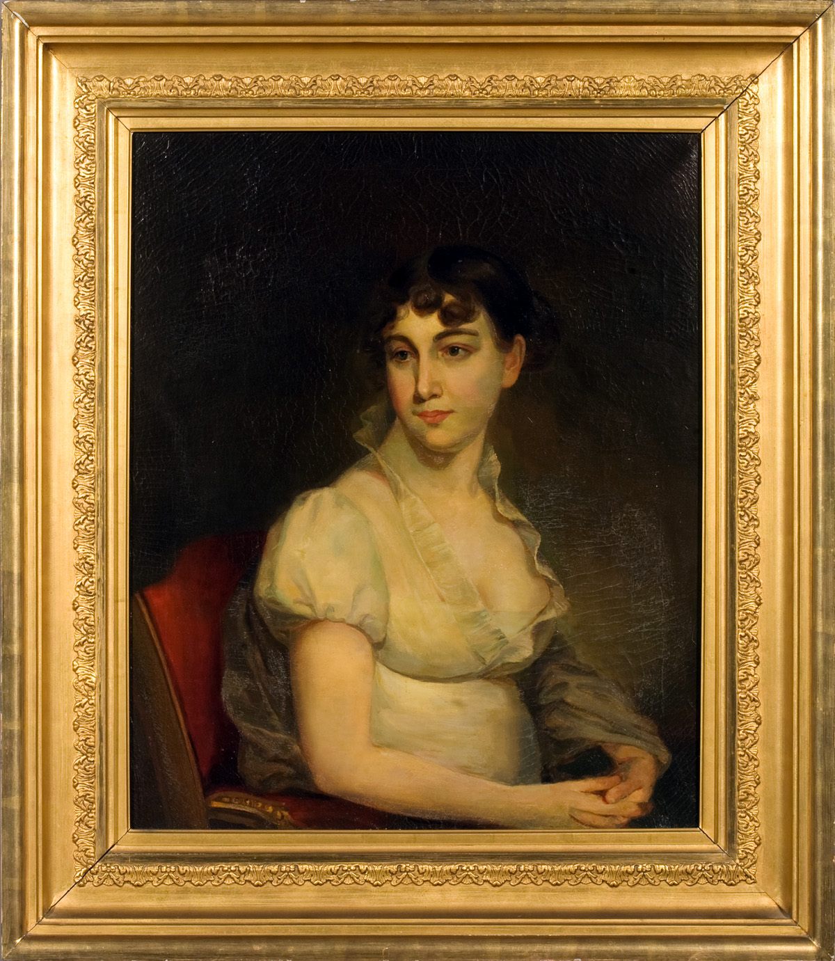 Appraisal: FRANK BENTLEY ASHLEY LINTON AMERICAN - PORTRAIT OF MRS JOHN