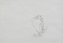 Appraisal: Tasmanian Devil Vintage Production Drawing ca late 's early 's