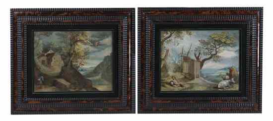 Appraisal: Flemish School th century Shepherd and Cattle in a Landscape