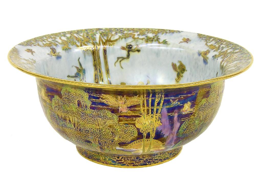 Appraisal: Good Wedgwood Fairyland lustre bowl designed by Daisy Makeig-Jones printed