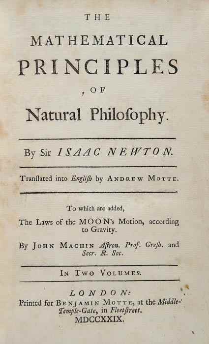 Appraisal: Newton Sir Isaac The Mathematical Principles of Natural Philosophy Translated