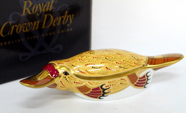 Appraisal: A ROYAL CROWN DERBY PAPERWEIGHT from the Australian Collection duck