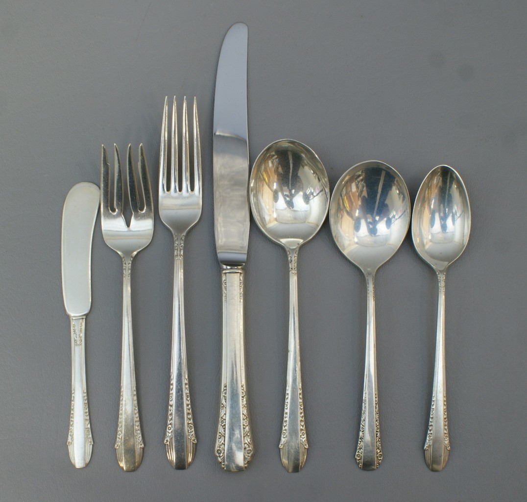 Appraisal: pcs International Enchantress sterling silver flatware c o ea HH