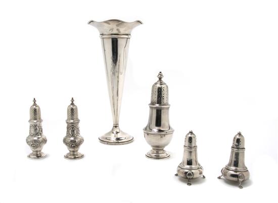 Appraisal: A Collection of American and English Sterling Silver Height of