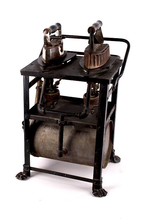 Appraisal: Finlen Hotel Cast Iron Laundry Stove For your consideration is