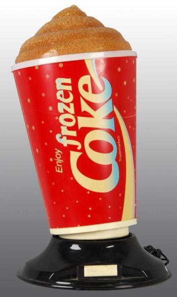 Appraisal: Electric Frozen Coca-Cola Display Description Coke cup spins Has a