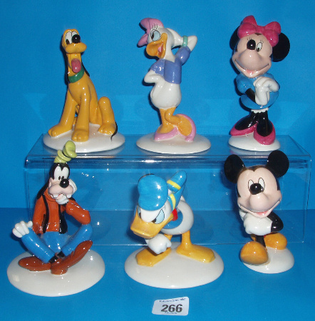 Appraisal: Set Of Figures From The Mickey Mouse Series Comprising Mickey