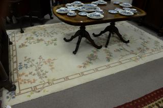 Appraisal: Contemporary Oriental style room size carpet ' x ' Contemporary