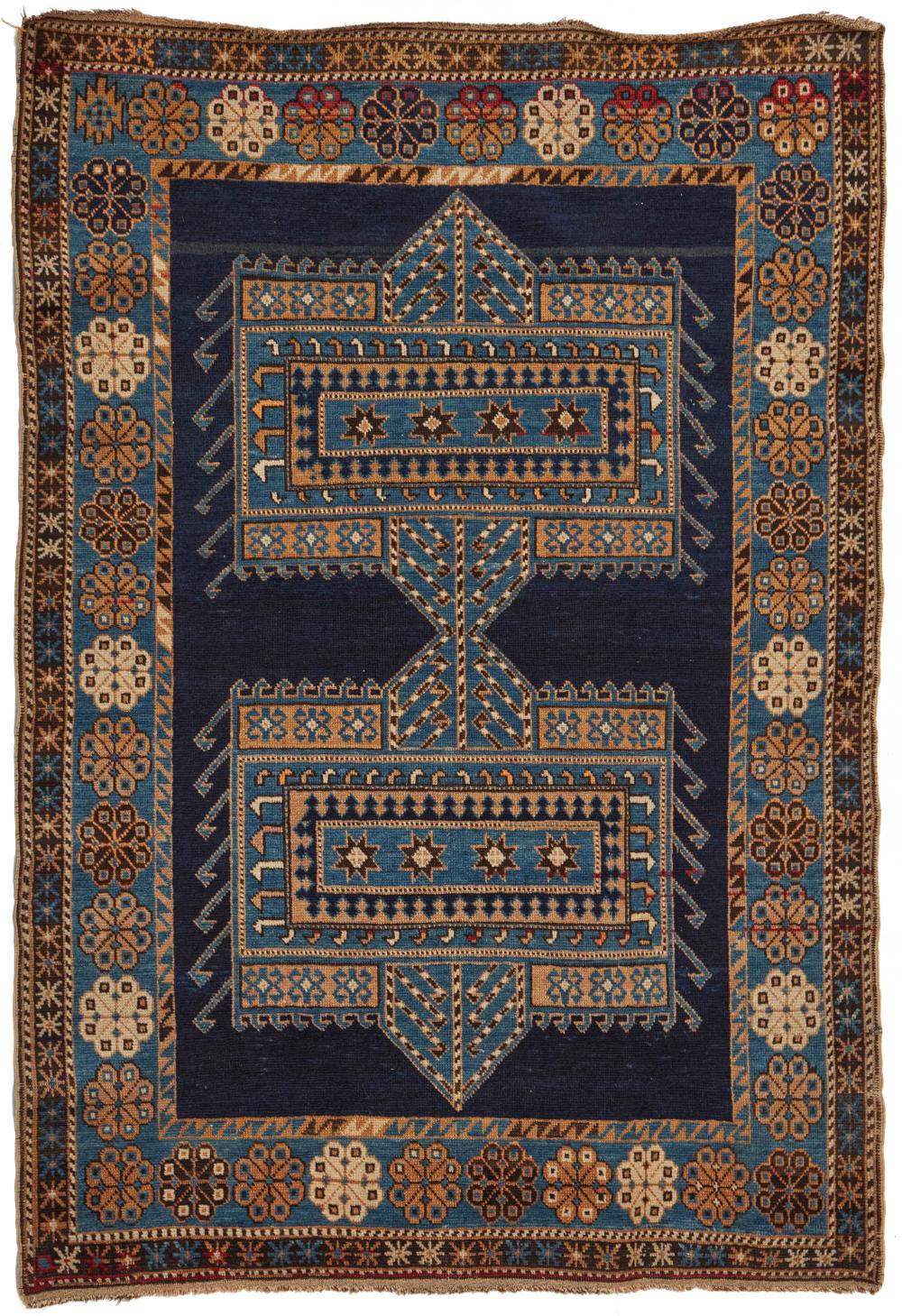 Appraisal: A Shirvan Caucasian area rug First-quarter th century Wool on