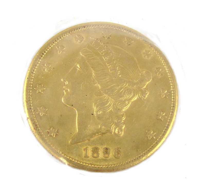 Appraisal: TWO U S GOLD COINS Liberty head type -S and