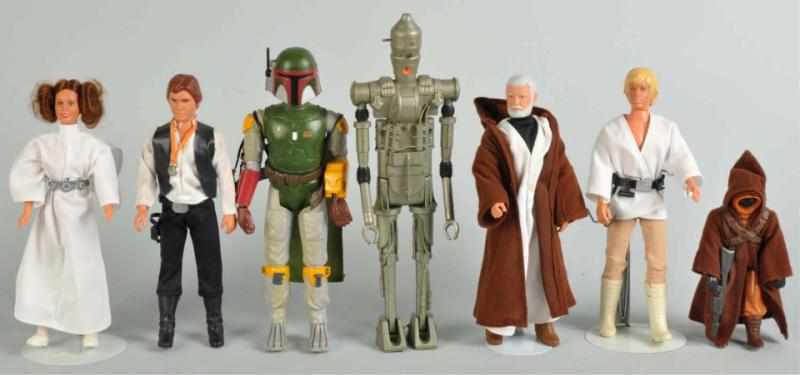 Appraisal: Lot of Star Wars -Inch Dolls Description Includes IG Boba