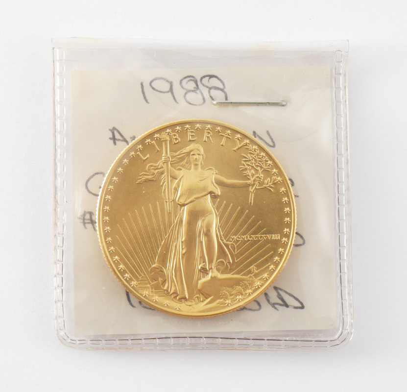 Appraisal: US GOLD EAGLE COIN oz fine gold ungraded