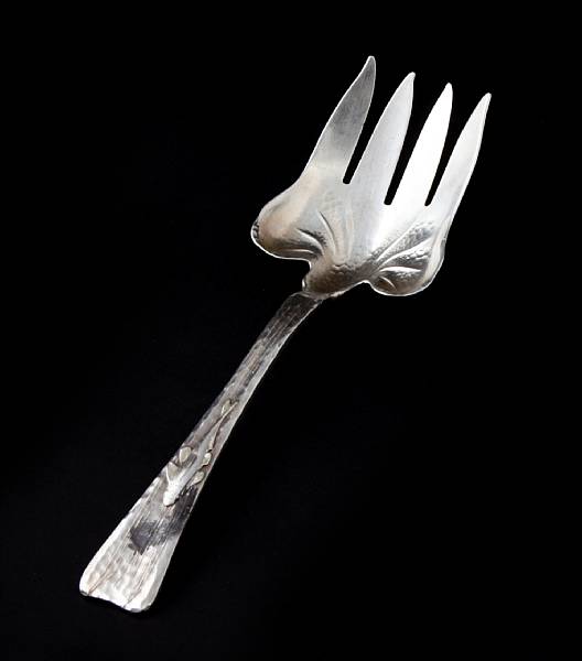 Appraisal: A sterling serving forkTiffany amp Co New York NY circa