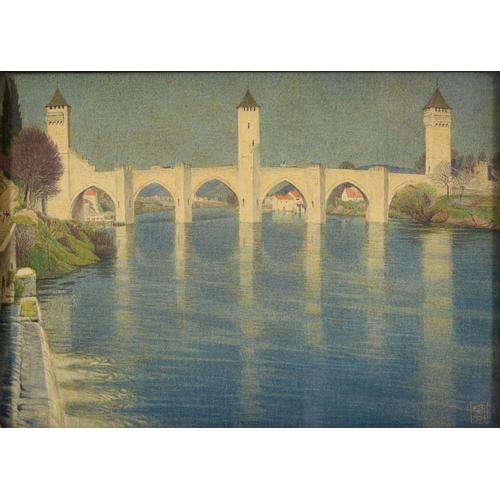 Appraisal: Joseph Edward Southall RWS - - Pont Valentre Cahors signed